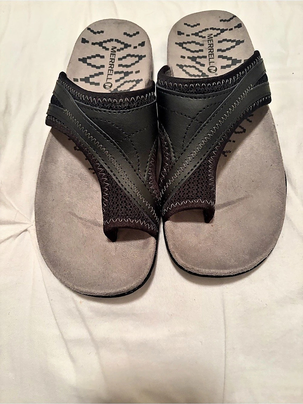 Merrell Black & Gray Sport Sandals
